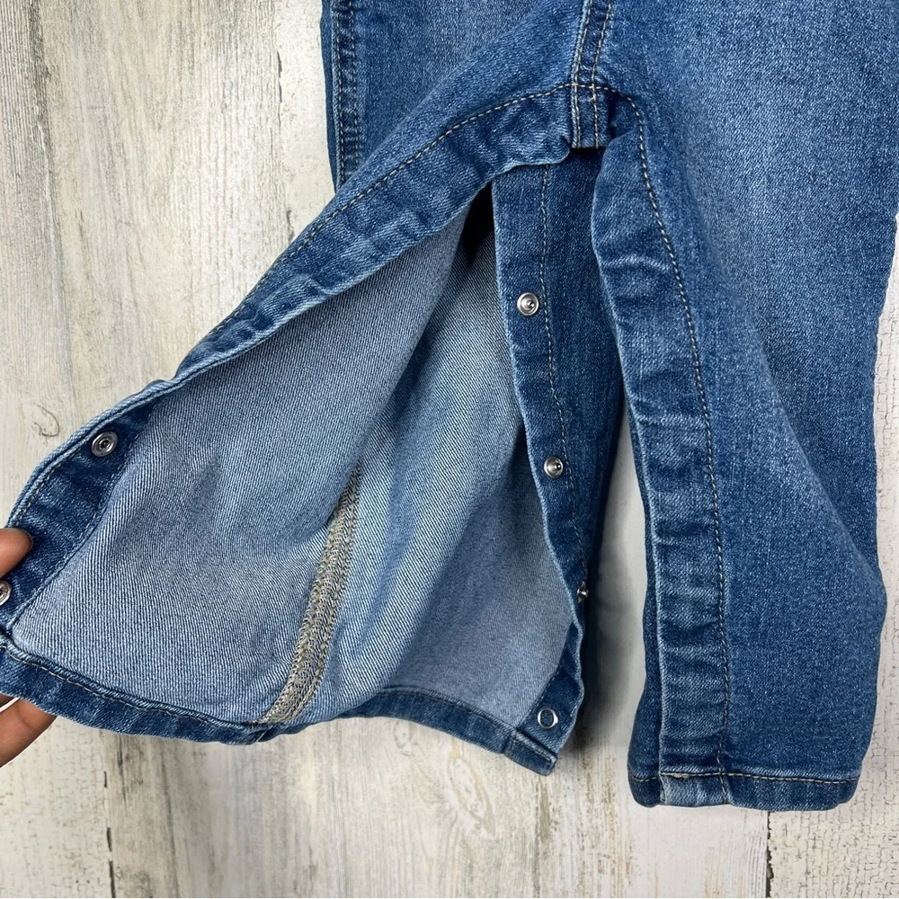 Oshkosh‎ B'gosh Vestbak Toddler 24M Blue Jean Jumpsuit Heart